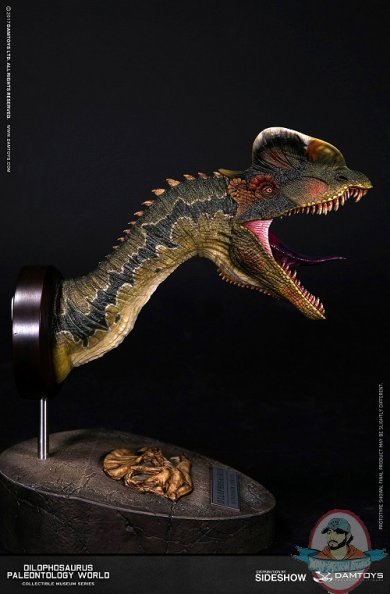 Dilophosaurus Museum Collection Series Bust MUS002B DamToys