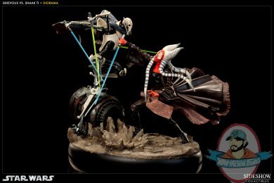 Star Wars 'Hunt for the Jedi' Shaak Ti VS General Grievous Diorama