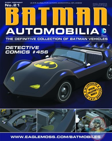 Dc Batman Automobilia Figurine #21 Detective Comics #456 Eaglemoss