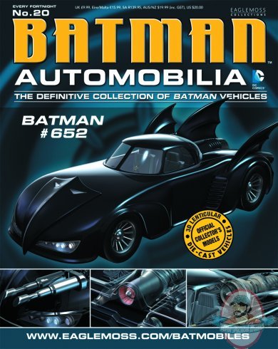 Dc Batman Automobilia Figurine #20 Animated Series #652 Eaglemoss