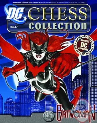 Dc Superhero Chess Figurine Magazine #27 Batwoman White Rook Eaglemoss