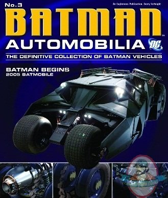 Dc Automobilia Figurine #3 2005 Batman Begins Tumbler Eaglemoss