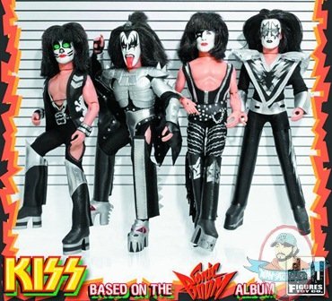 Kiss 12-Inch Retro Action Figures Series 3 Sonic Boom Set of 4 