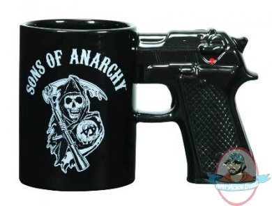 Sons of Anarchy Logo Gun 15 oz Ceramic Coffee Mug