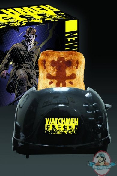 Watchmen Rorschach"s Trademark Face Mask Toaster by Dynamic Forces