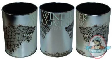 Game of Thrones Stark Metal Can Cooler by Dark Horse Game of Thrones Stark Metal Can Cooler by Dark Horse