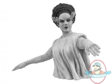 Universal Monsters Bride Black & White Bust Bank by Diamond Select