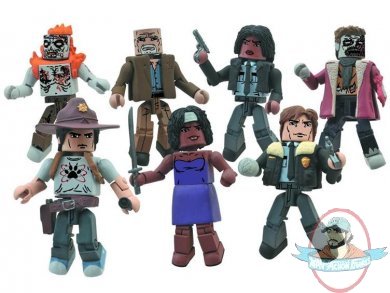 The Walking Dead Minimates Series 6 Set of 8 Figures Diamond Select