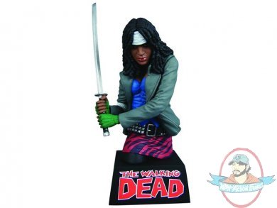 The Walking Dead Michonne Bust Bank Diamond Select