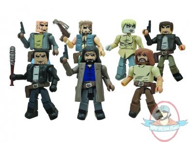 Walking Dead Minimates Series 7 Set of 8 Figures Diamond Select