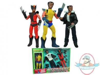 Wolverine 8" Retro Figure Set Limited Edition Diamond Select