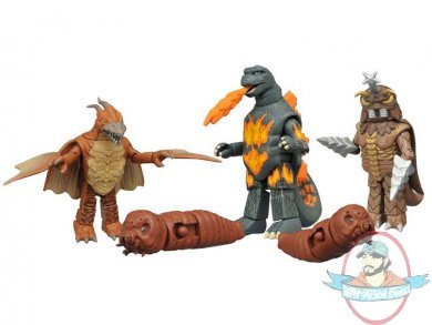 Godzilla Minimates Series 3 Box Set by Diamond Select Toys