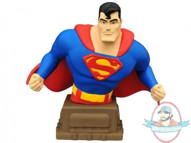 Dc Superman Animated Series Bust Superman by Diamond Select