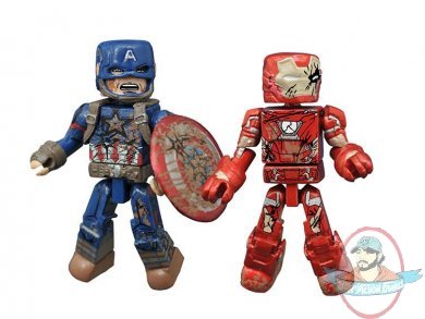 Marvel Minimates Wave 67 Captain America & Iron Man 2 Pack