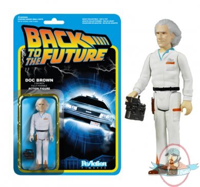 Back to the Future Doc Emmett Brown ReAction 3 3/4-Inch Retro Funko