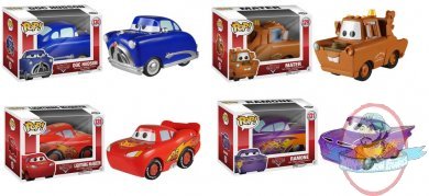 Disney Pop! Cars Set of 4 Vinyl Figures by Funko 