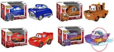 Disney Pop! Cars Set of 4 Vinyl Figures by Funko 