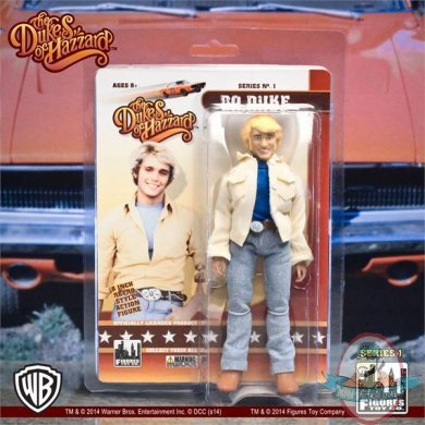 The Dukes of Hazzard Series 1 8" Retro Figure Bo Duke Figures Toy