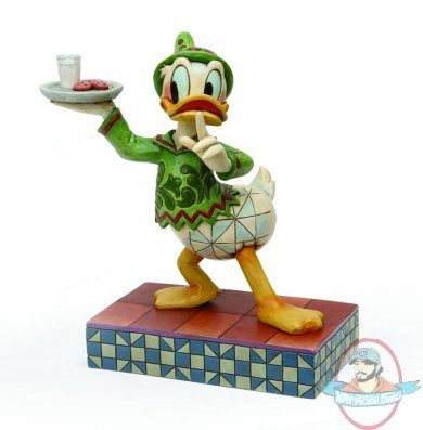  Disney Traditions Elf Donald With Cookies & Milk  by Enesco