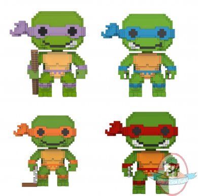 8-Bit Pop! Teenage Mutant Ninja Turtles Set of 4 Vinyl  Funko