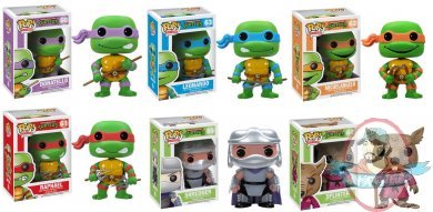 Pop! Television: Teenage Mutant Ninja Turtles Set of 6 Vinyl Figure