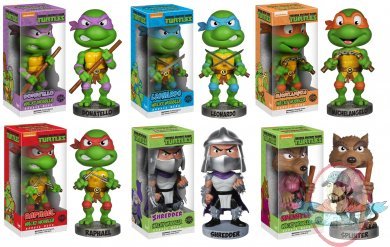 Teenage Mutant Ninja Turtles Set of 6 Wacky Wobbler by Funko