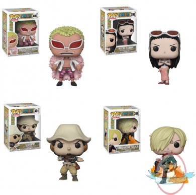 Pop Anime One Piece Series 3 Set Of 4 Figures Funko Man Of