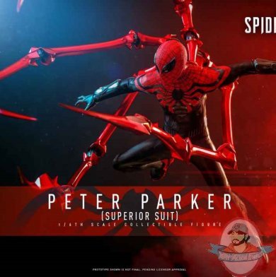 1/6 Marvel's Spider-Man 2 Peter Parker Superior Suit Hot Toys 913121