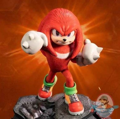 Sonic the Hedgehog 2 Knuckles Standoff Statue First 4 Figures 913141