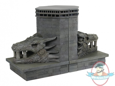 Game of Thrones Dragonstone Gate Dragon Bookends by Dark Horse