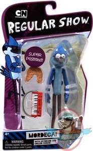 Regular Show 6" Mordecai Super Poseable Figure w/ Accessories Jazwares