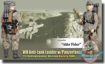 1/6 Alder Fishe Grenadier WH Anti-Tank Loader w/Panzerfaust 257 Dragon
