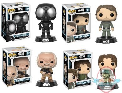 Pop! Star Wars Rogue One Wave 2 Set of 4 Vinyl Figures by Funko