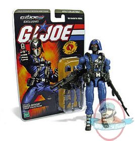 G.I Joe 2008 3 3/4 Club Exclusive DTC Cobra Officer by Hasbro