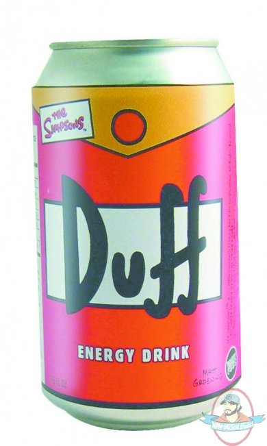 Simpsons Duff Energy Drink Can