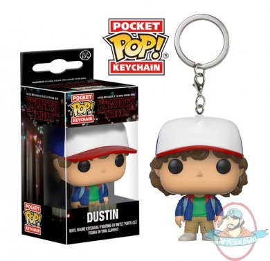 Pop! Keychain: Stranger Things Dustin by Funko