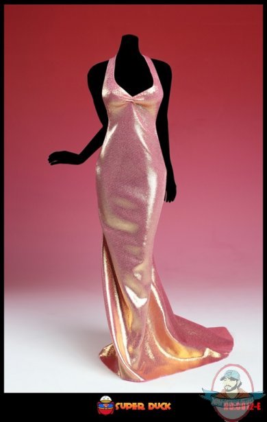 Super Duck 1/6 Figure Accessories Sex Mermaid Gown in Pink SUD-C012E