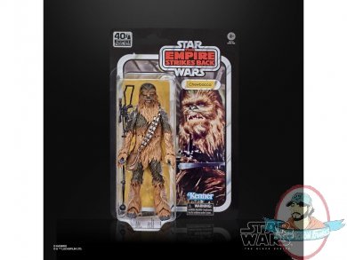 Star Wars Black ESB 40Th Anniversary Chewbacca Figure Hasbro 