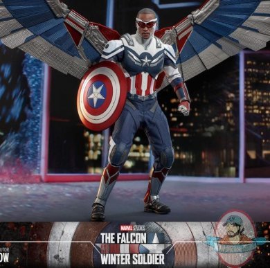 1/6 Falcon & Winter Soldier Captain America Figure Hot Toys 908266