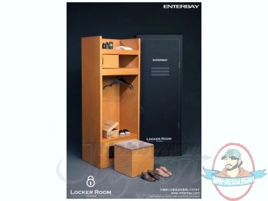 1/6 NBA Basketball Locker Room Locker for 12 inch Figures Enterbay