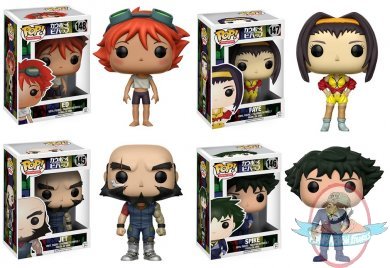 Pop! Animation Cowboy Bebop Set of 4 Vinyl Figure by Funko