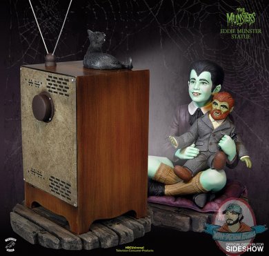 The Munsters Eddie Munster and Television Maquette by Tweeterhead