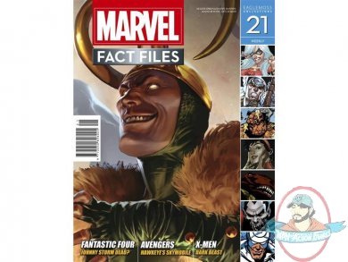 Marvel Fact Files # 21 Loki Cover Eaglemoss