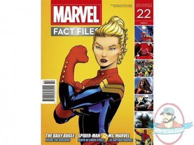 Marvel Fact Files # 22 Captain Marvel Cover Eaglemoss