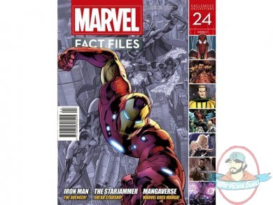 Marvel Fact Files # 24 Avengers Iron Man Cover Eaglemoss Marvel Fact Files # 24 Avengers Iron Man Cover Eaglemoss
