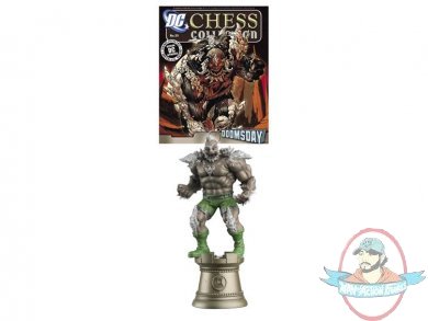 DC Superhero Chess Figure Collection #55 Doomsday Black Rook Eaglemoss