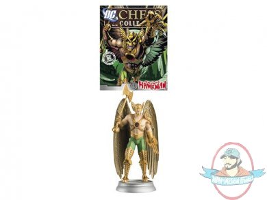 DC Superhero Chess Figure #56 Savage Hawkman White Eaglemoss