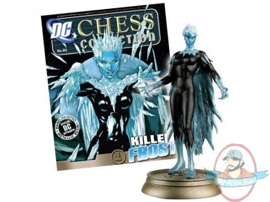DC Superhero Chess Figure #62 Killer Frost Black Pawn Eaglemoss