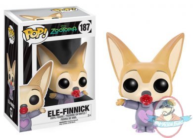 Pop! Disney Zootopia Ele-Finnick #187 Vinyl Figure Funko