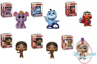 Pop! Disney Aladdin Set of 6 Vinyl Figures Funko